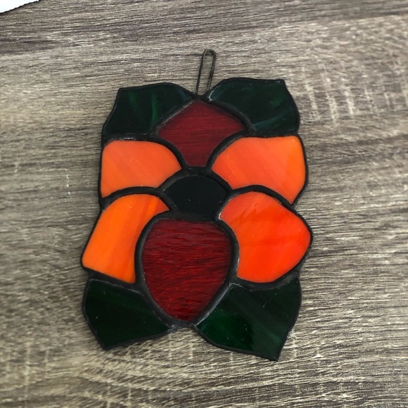 Vibrant Stained Glass Flower Suncatcher - Picture 11 of 11